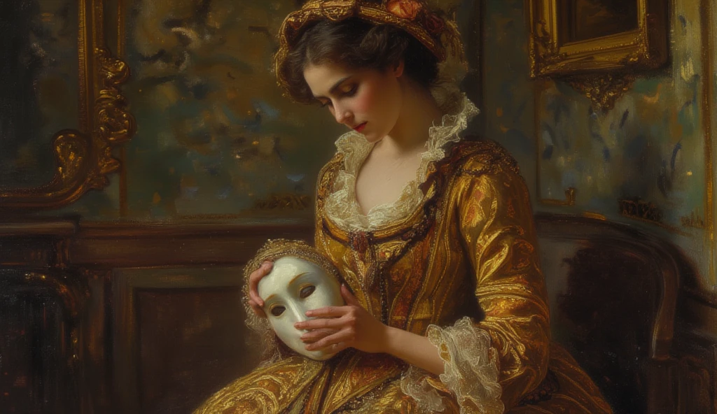 painting of a woman in a dress holding a bird in her hand, michael cheval (unreal engine, francine van hove, stunning artwork, award-winning oil painting, glossy painting, beautiful digital artwork, karol bak uhd, detailed 4 k oil painting, award winning oil painting, mary jane ansell, elegant girl, beautiful art uhd 4 k