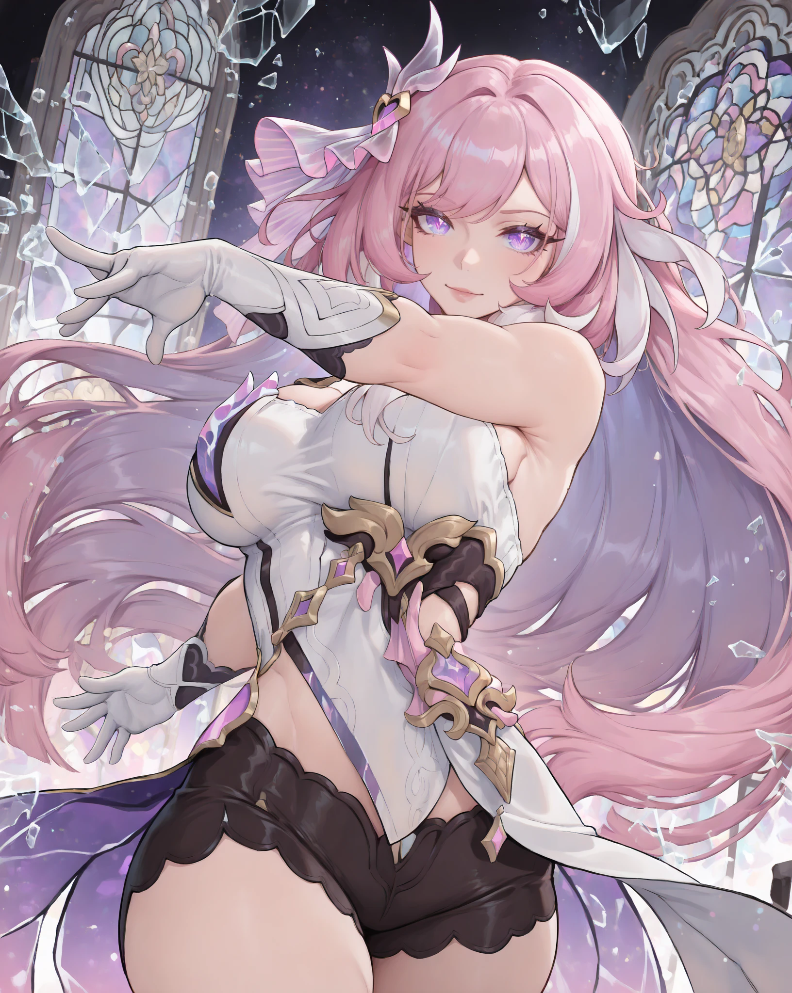 On the basis of pursuing the best image quality,Detailed depiction of the Queen Mother of the West’s gorgeous costumes,Purple wide robe、Luxurious color schemes commonly used in palaces、Beautiful fairy tale details。(purple and red robe+Luxurious color scheme+Wonderland sense