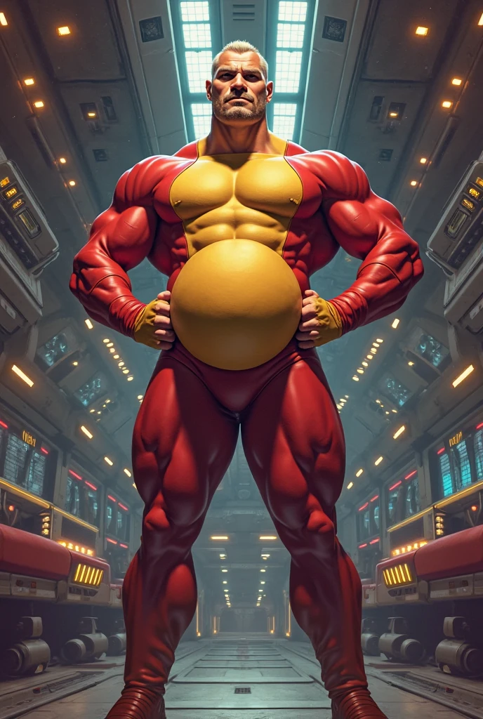 Big naked penis, tao, Construction site