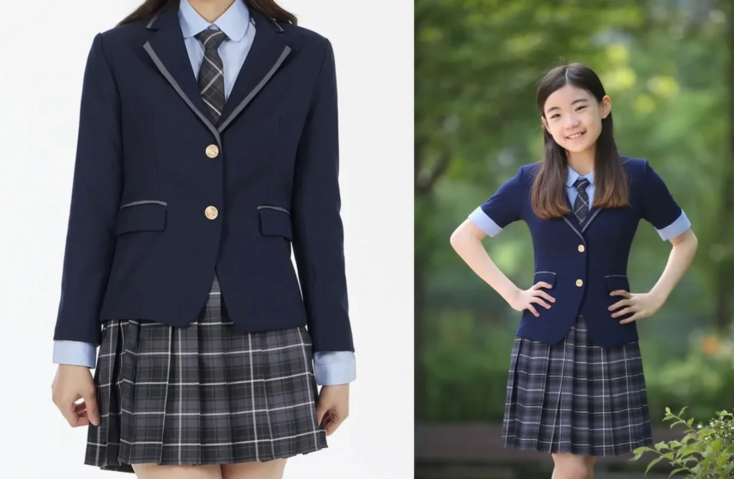 arafed asian woman in a school uniform standing in front of a store, seifuku, japanese school uniform, jk uniform, japanese girl school uniform, wearing japanese school uniform, wearing school uniform, kimi takemura, loose coat collar sailor uniform, wearing a school uniform, chiho, magical school student uniform, narumi kakinouchi, cute schoolgirl