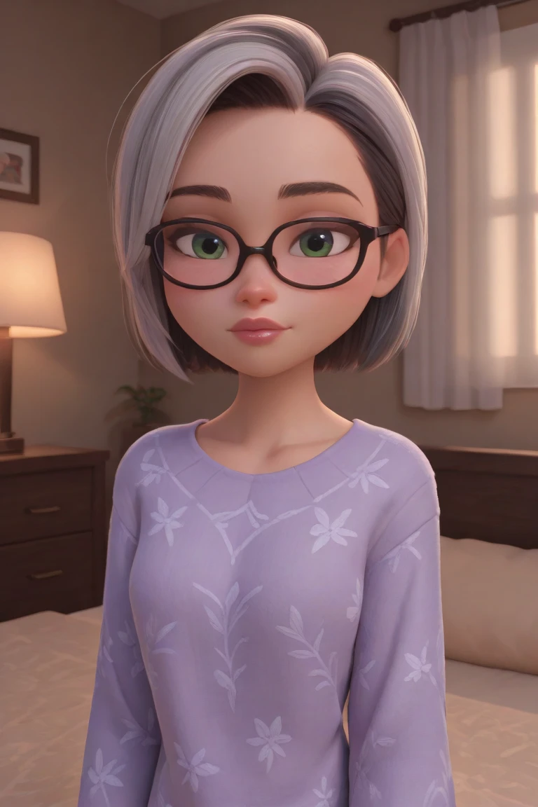 Woman identical to the image with brown eyes