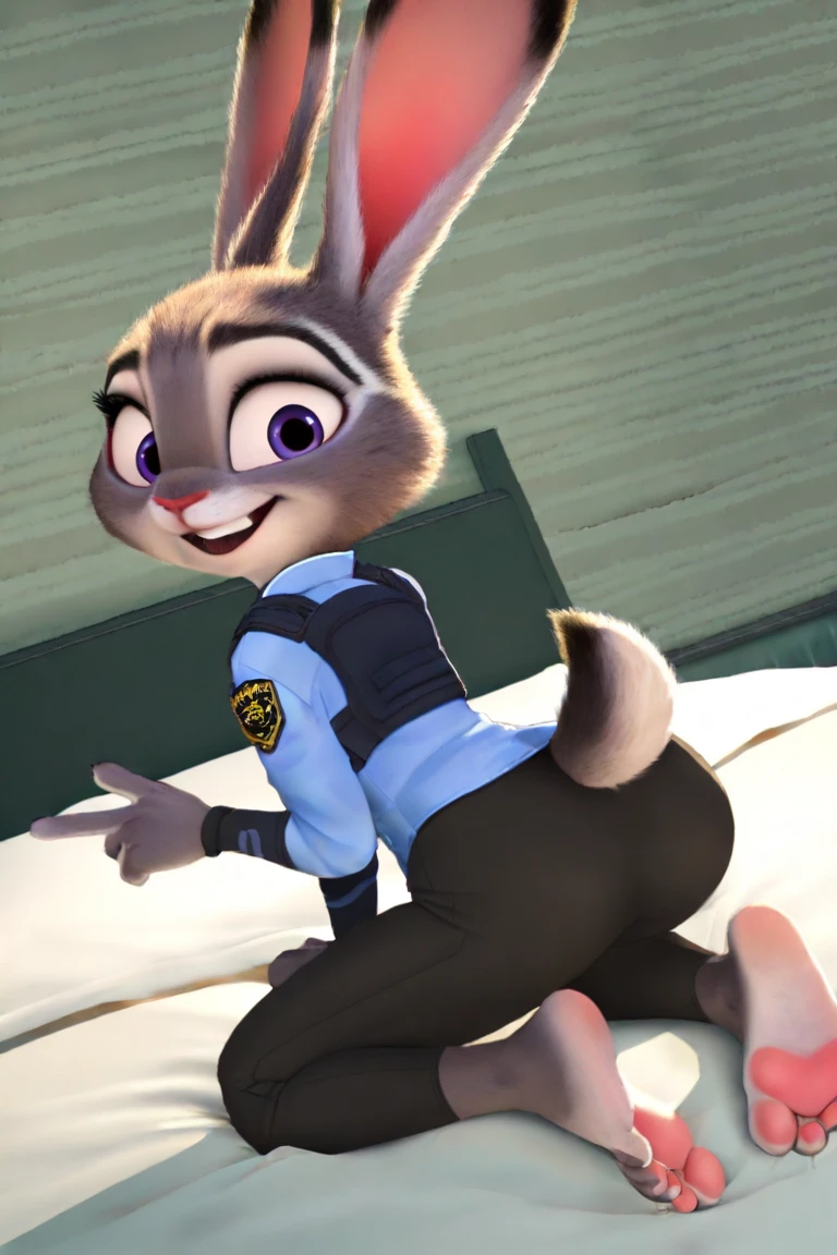 NSFW, Masterpiece 1.4 Top Image Wallpaper 4K Breed Furry Rabbit Loli Judy Hopps Zootopia Rendering In A Police Station Ultra Detailed Shadows Showing Her Ultra Realistic gaping ass full of cum, detailed bunny tail. Cum fart