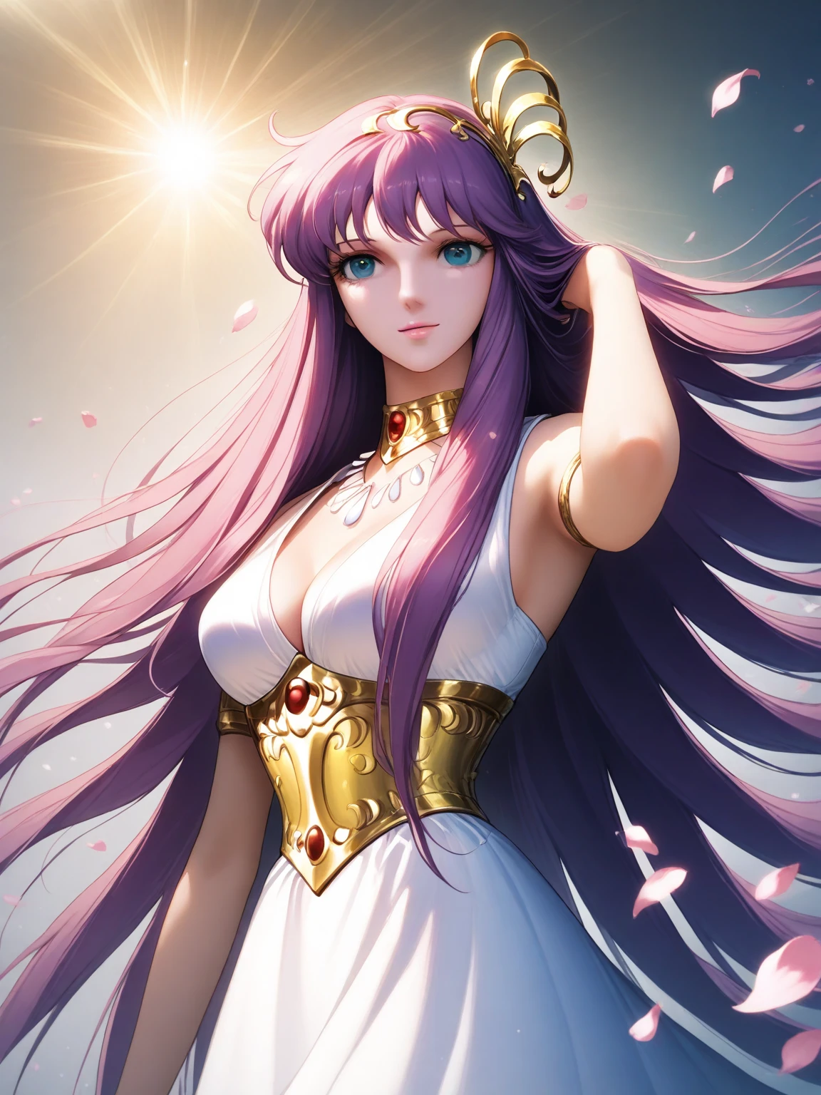 An ultra detailed portrait of a sailor moon 1 woman smiling, color Digital paint, Very detailed, Digital paint, art station, Intricate, sharp focus, warm lighting, attractive, high quality, masterpiece, award-winning art, Art by yoshitaka amano, y Brian Froud, trending on art station, trend on deviantart, anime key visual, animated coloring, (anime screencap:1.2),(Graphic novel),(anime style:1.3), trend on CGSociety, huge boobs, sexy, erotic