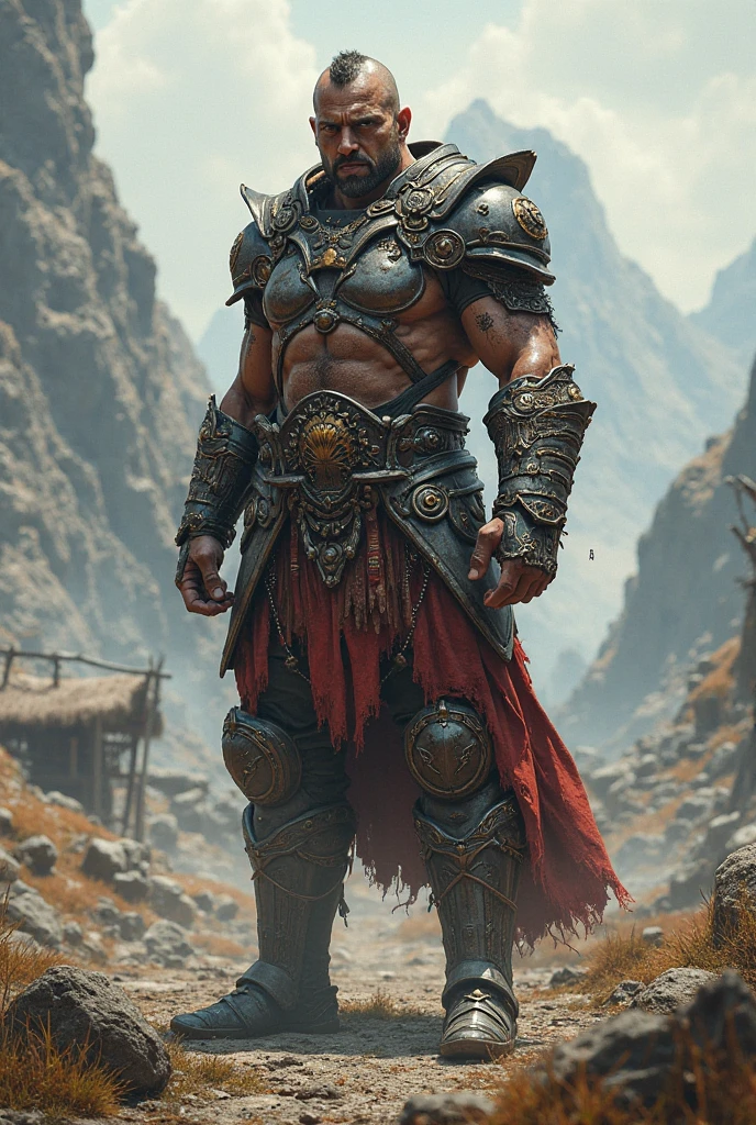 (papel de parede 8k extremamente detalhado), An average photo of a necromancer berserker warrior, intrincado, alto detalhe, Dramatic