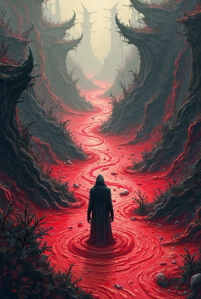 (((colorful))), Cult of Cthulhu, hyperrealism, hyper realistic color photo, realistic photography, dark atmosphere, HDR, ultra detailed, sharp theets, high quality render, ultra realistic shadows, ultra defined, bloody red waterfall, moon, cult of ctulhu, bloody ritual, red runes circle, Cthulhu howering on backgroundcsu, underground, cross-section, from side
 YaPAseer, horror