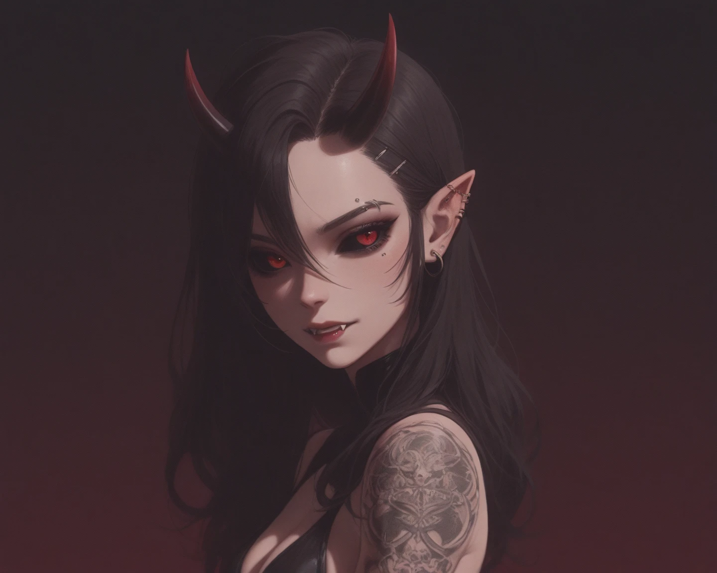 Logo for Emo hardcore rock band Name: True Sin
Animated
Girl
Devil
