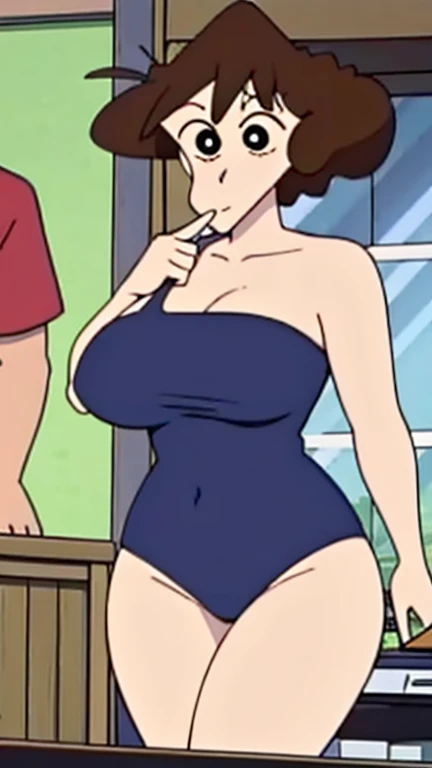 pregnant babe at the poolside <lora:preggoXL_v0.1a:0.6>