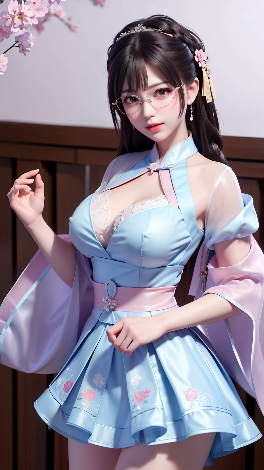 night,1 girl,Alice,(tulle cheongsam:1.4),lace, jewelry,Outdoor activities,  (standing posture),grace,(((red lips))), Lips slightly open,  clavicle,Lactation,(huge breasts:1.3),skin shiny,((8k, original photo, top quality, masterpiece)), HD RAW color photos professional close-up photos, (actual, photorealism: 1.37), (best quality),8k,Fabric luster,alone,