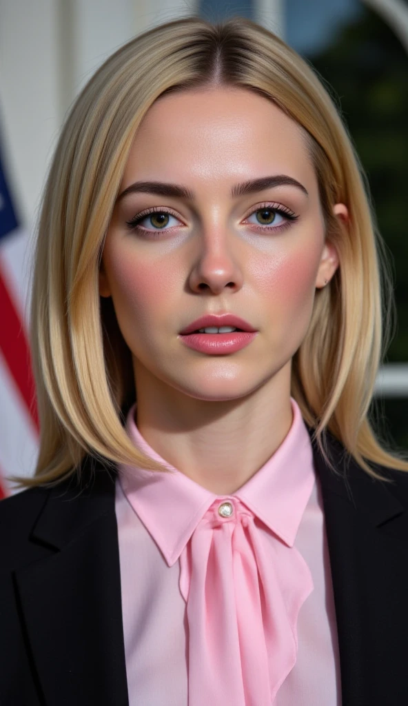 masterpiece, ,(solo:1.1), perfect face, (bright lighting:1.2),beautiful detailed eyes, extremely detailed face, perfect lighting,masterpiece, best quality, ((mature female)), 30yo female, 1girl, (((pinstriped skirt suit))), (((three-piece suit))), (((necktie))), (((dress shirt))), (((blazer))), (((suit jacket))), (((waistcoat))), double-breasted waistcoat, (((bodycon miniskirt))), pencil skirt, tie clip, pocket watch, pocket square, cufflinks, solo focus, bukkake, cum, facial, cum on face, cum on clothes, sticky, messy, tears in eyes, saliva, thick ropes of cum, cum on blazer, cum on shirt, cum on bowtie, , drenched in cum, messy face, cum covered, white cum, fully clothed, smartly dressed, smiling, short hair, blonde, hairband, wavy hair