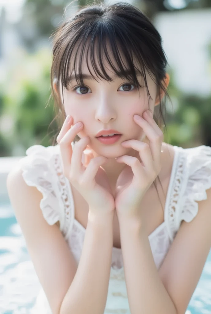 Single,smile,cute,Professional Lighting,(Photorealistic:1.4), (Top image quality:1.0), (超A high resolution:1.0), 8K, Raw photography, (masterpiece:0.2), (最高quality Detail:1.2)、Realistic、8K Ultra HD、High resolution、超detailedな、High quality textures、Intricate details、detailed、Very detailed CG、High quality shadows、detailed 美しく繊細な顔、Beautiful details and a delicate eye、(Symmetrical eyes:1.2),Written boundary depth、Ray Tracing,1 girl, Japanese Girls, (自然なsmile:1.4),cute, Portrait of beautiful Japan woman, , Hair decorated with elegant and delicate hairpins, Gentle expression. Adding tranquility to the scene. Rendered in a Realistic style with great attention to detail, High resolutionの画像.Sky Porn, Magic Hour, (Realistic:1.3), finely, quality, (Tabletop:1.2), (Realistic:1.2), (最高quality), (複雑なdetailed), dramatic, Ray Tracing, photograph, +roller