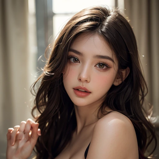 　4K,((Highest quality)), ((masterpiece)) , BREAK,((one girl)), (detailed),((in Gym)), ((One girl)),((perfect anatomy)), ((nude)),((13 years old)),((flat chest:1.5)), (stare at viewer with stern eyes:1.5),((one girl)),(bitting own lip:1.1),(angry:0.9),nose blush,(shamefull:1.2),(bob cut hair),surprised, ((beautiful realistic face)),((A bow tie)),Beautiful Korean Women, Beautiful young Korean woman, Young and adorable Korean face, Gorgeous Young Korean Woman, Korean Girls, Girl cute beautiful face, Portraits of Korean female idols, Young and pretty Asian face, Cute natural anime face,Asian pretty face,((finely detailed face)),((glistening eyes)),((glistening eyes )),((large eyes)),(( pretty eyes)) ,(detailed),Perfect Face,((One girl)), ((clear eyes)),((show nipples)),((beautiful skin)), don't wear anything ,((show nipples)),(upper body)