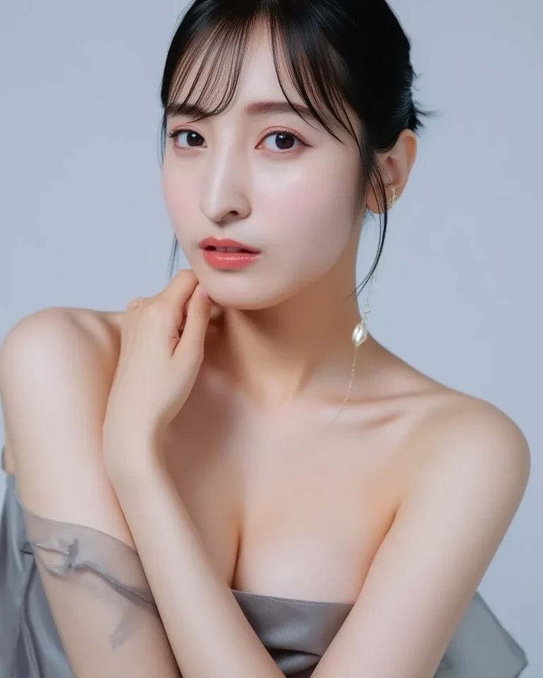 best qualtiy， 超高分辨率， （realisticlying：1.4）， one-girl， A pair of clear and moving peach blossom eyes,Royal Sister，（full bodyesbian：1.2）a sense of atmosphere，a beauty girl， ssmile，sea beach，（full bodyesbian：1.2） looking at viewert， closeup cleavage ，(Photorealistic:1.4),1girll,Sexy,(Bikini:1.2),(Black bra:1.2),(Big breasts:1.4),(Upper body:1.4),(Wet body),(:1.2)