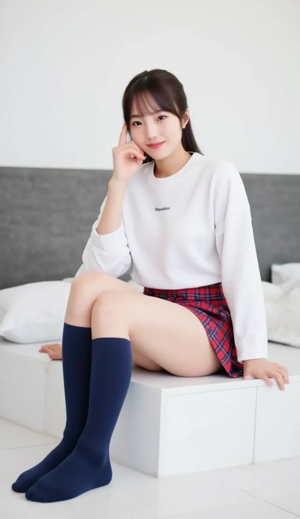 pink skirt, beautiful feet