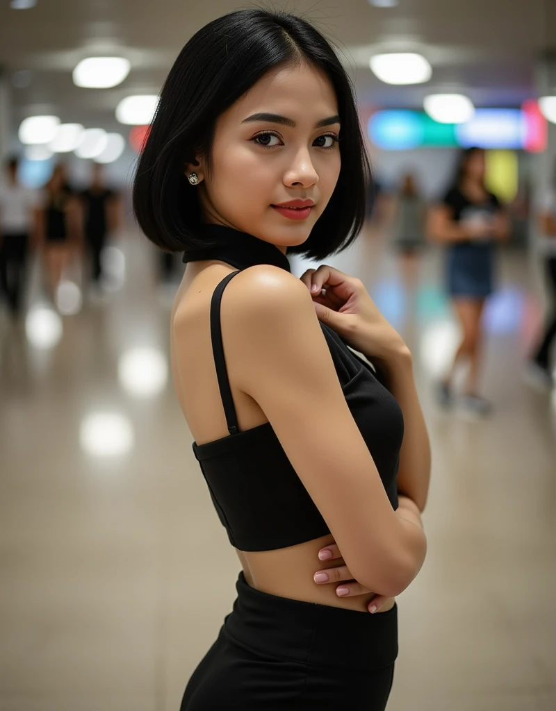 244 (An 18-year-old female and an 18-year-old male), short hair,kind, lipstick, Egyptian civilization, Waist belt, Hieroglyphics, smile