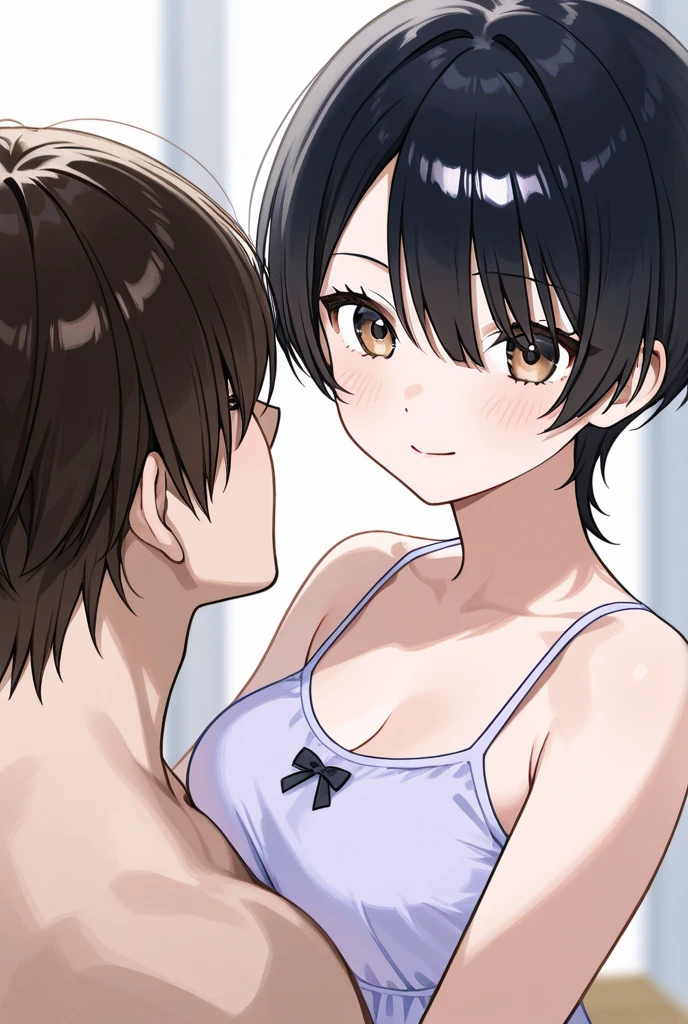 Male and female couples、Sex、Big cock、The penis is inserted、Close-up of pussy,Adult women、animeキャラクター、anime、エロanime、変態anime、naked、bed、Sit with your legs apart、I can see your pussy、Squirting、Love juice drips、Sigh、Masturbation、Finger masturbation、blush、sexy、spread pussy,rubbing pussy by hand、Insert your finger、Send by extraction、gifmovie、movie、Black Hair、short hair、smile、Showing teeth