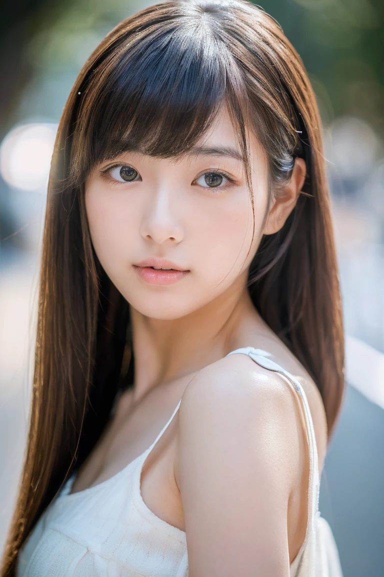 top-quality、(((cowboy shot)))、((Facing straight ahead))、Bust Focus、Soft light、(depth of fields)、超A high resolution、(Photorealsitic:1.4)、Raw photography、Ambient Occlusion、((age19))、((a small face))、ren、1girl in, Swollen eyes、(Dark blonde hair:1)独奏, (A smile:1.2), (Brown-eyed,catchlight), Fine skin, The bikini、(excellent、masterpiece)、1girl in、Good looking pose、beautidful eyes、Harmonious facial features、Bust Photo、photo photo、masterpiece, The highest image quality, hightquality, beautiful a girl, japanes, Japan schoolgirl, detaileds, A detailed eye, Detailed skin, Beautiful skins, 超A high resolution, (Realistis:1.4)、Beautiful skins, (Dark blonde hair:1)、Medium Hair、Pattsun bangs、 (A hyper-realistic), (illustratio), (hight resolution), (8K), (ighly detailed), (The best illustrations), (beautifully detailed eyes), (ultra-detailliert), (wall-paper), (详细的脸), looking at the viewers, finely detail、A detailed face、pureerosfaceace_v1、A smile、((Opening Mouth:1.2))、((Show your teeth and smile))、Looking straight ahead、Looking straight ahead、angle from waist up、photos realistic、Bright lighting、profetional lighting、age19、