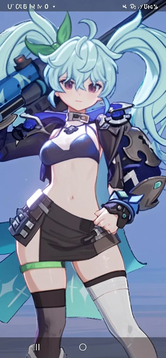 Holding a gun、Anime girl in purple, Female action anime girl, From Girl Front, Ayaka Genshin Impact, kushatkrentz women in critical art, by Shitao, ( ( Character Concept Art ) ), anime character art, female anime character, Official Character Art, Kushat Kents, Ayaka Game Genshin Impact, Heroic character
