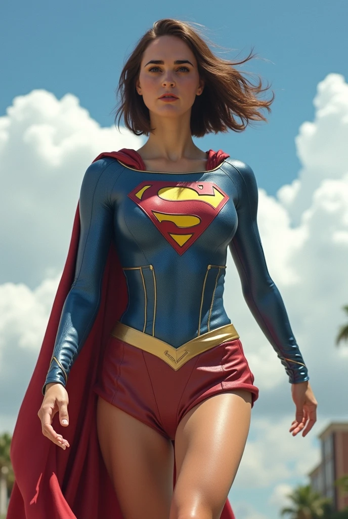 Obra-prima da supergirl, bela menina da Alemanha ((sentado em uma cadeira vintage, pernas abertas, mostrar dedo de camelo, Lacy red silk bikini with Superman symbol)), loira de olhos azuis, bairros residenciais, decote, Very detailed lighting, dramatic, trending digital art in Artstation 8k HD realistic detailed high definition, detalhado, textura da pele, hiper detalhado, textura de pele realista, armadura, melhor qualidade, ultra alta res, (fotorrealista: 1.4), alta resolução, detalhado, Foto crua, Sharp Re, por Lee Jeffries Nikon D850 Film Fotografia de Stock 4 Kodak Portra 400 Camera F1.6 Lens Rich Colors Hyper Realistic Texture Dramatic Lighting UnrealEngine trend in ArtStation Cinestill 800, Biquini transparente, superman S symbol in the background.