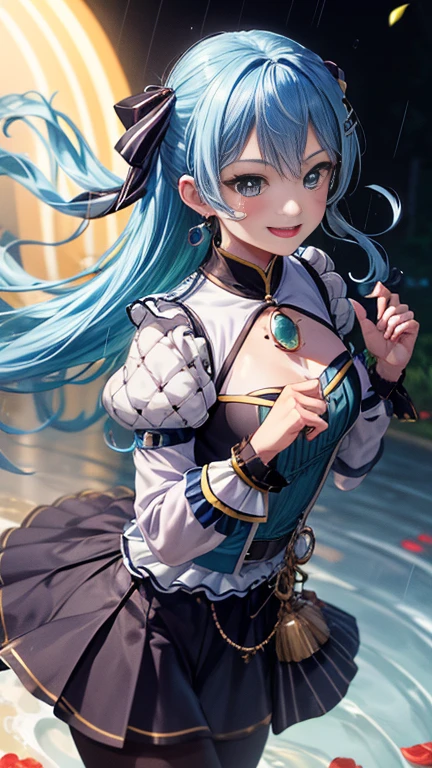 NOD Game Characters Puripati Blue hair twintails High-class maid outfit with exposed midriff Muscular Heinstein Castle Beauty