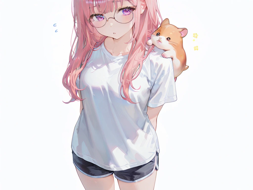 (best quality, masterpiece), 1 girl, centaur, It takes, White skin, korean ,daughter, black pink , crying sound,abdominal exposure, belly button t-shirt , 아름다운 소녀 perfect white tiger photo, perfect white tiger photo