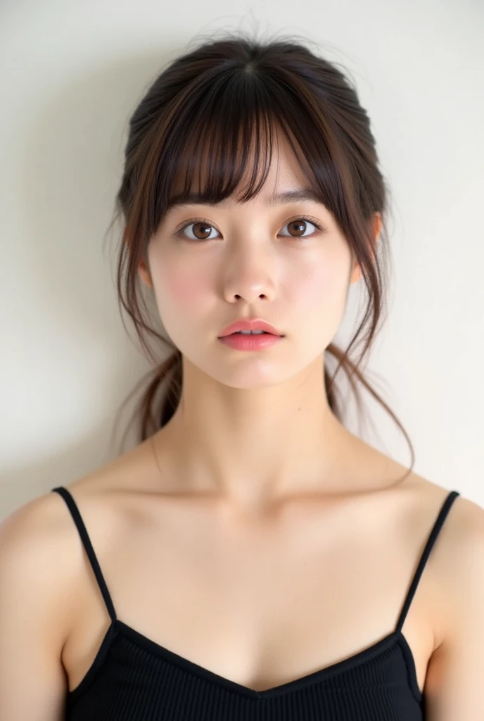 Bust-up portrait of a stunningly beautiful young Japanese woman - SeaArt AI