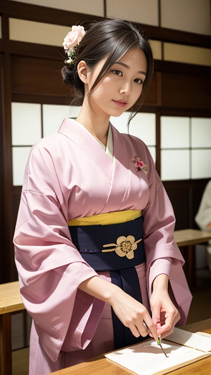 (8K、RAWphotograph、Highest quality、masterpiece:1.2),(Long Bob hairstyle),Looking at the audience,from the front,Sexy pose, strong,,student,White skin,knees,Absurd,Small face,前hairを真ん中から分けます、The forehead is clearly visible,(Feeling embarrassed,Squint your eyes,Glare,strong,skinny,skinny,anger)、masterpiece,Highest quality、Ultra-high resolution,One person, One personで,close、Lovely、Return to student,(Pure pink floral yukata:1.5),high school girl,Japanese women,Are standing,(reality:1.37)、Photon Mapping,practical、LovelySmall face,Brown eyes、prospect、Depth of written border、Blurred Background、photograph,girl、(前hairが見える), hair, kneesが見える,Light clothing,, thigh,Nogizaka idol, actor、Small breasts、Highest quality、Lower class people々、(Visible skin pores:1.2)、(Focus on the face)、Check and correct the garment construction