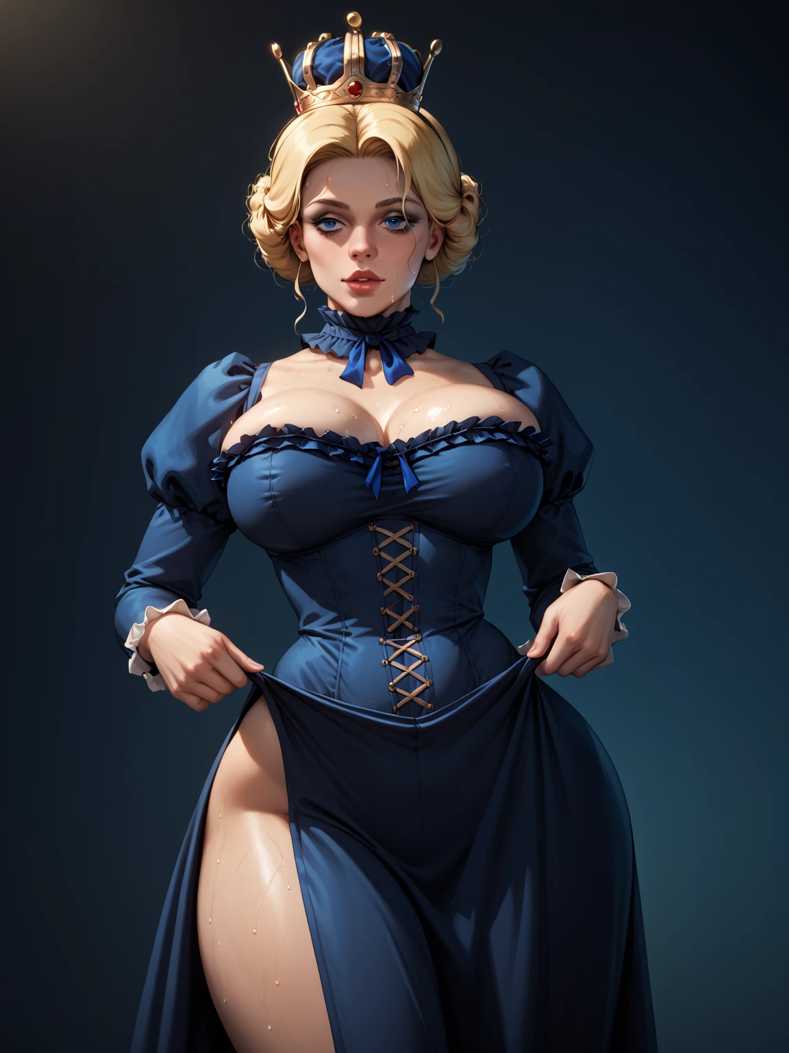 milf, mature female, busty, huge , huge breasts, hentai, high detail, close up, symmetrical, high quality, absurdres, high res, ultrasharp, 8K, masterpiece, extreme attention to detail, perfect face,Realistic, (masterpiece, top quality, best quality,) very detailed, most detailed, (1woman:1.3), smile, red lips, kate beckinsale face, long hair,