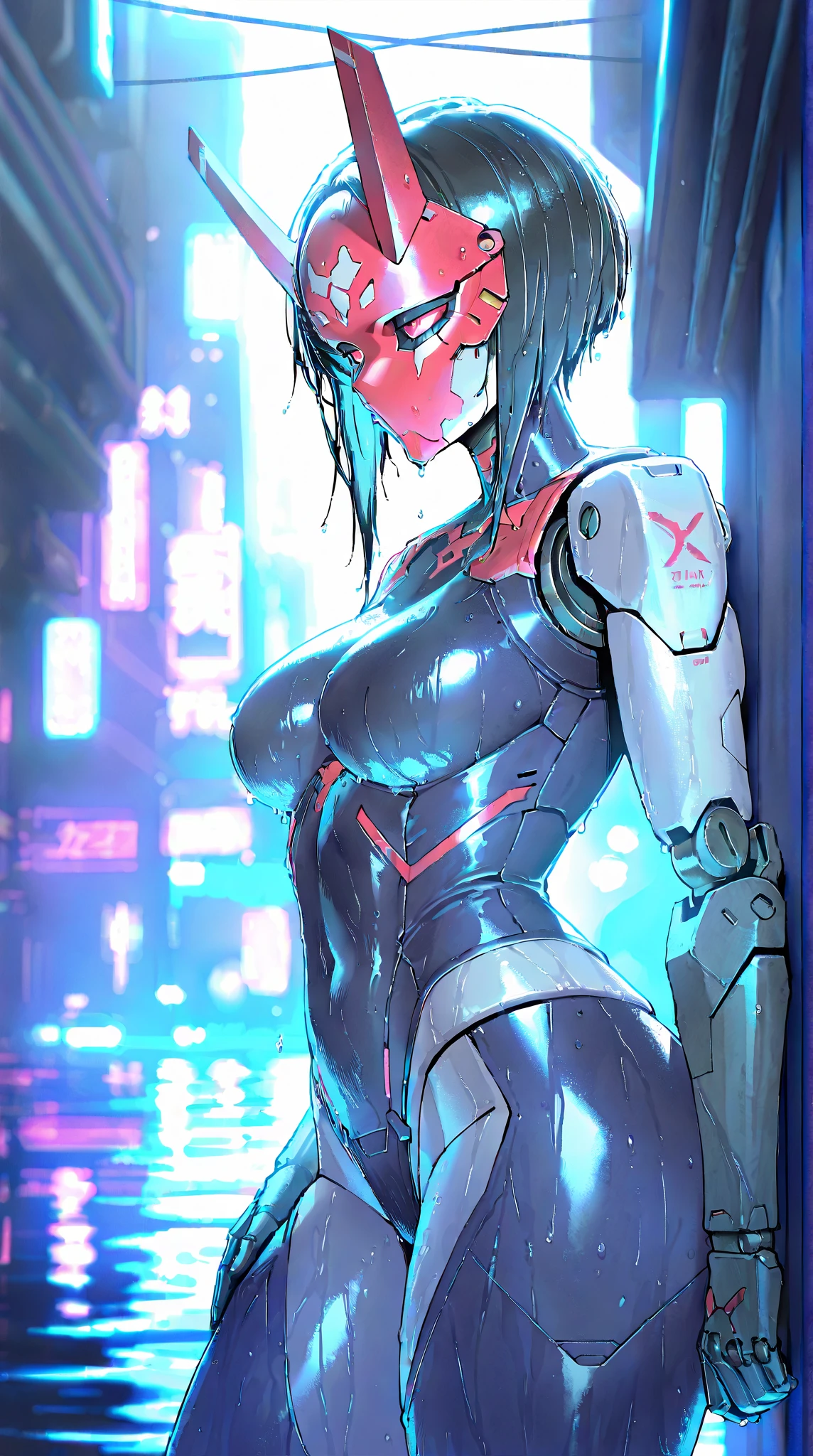 Ghost in the Shell's Motoko inserts her huge futanari penis into the anal of a in uniform