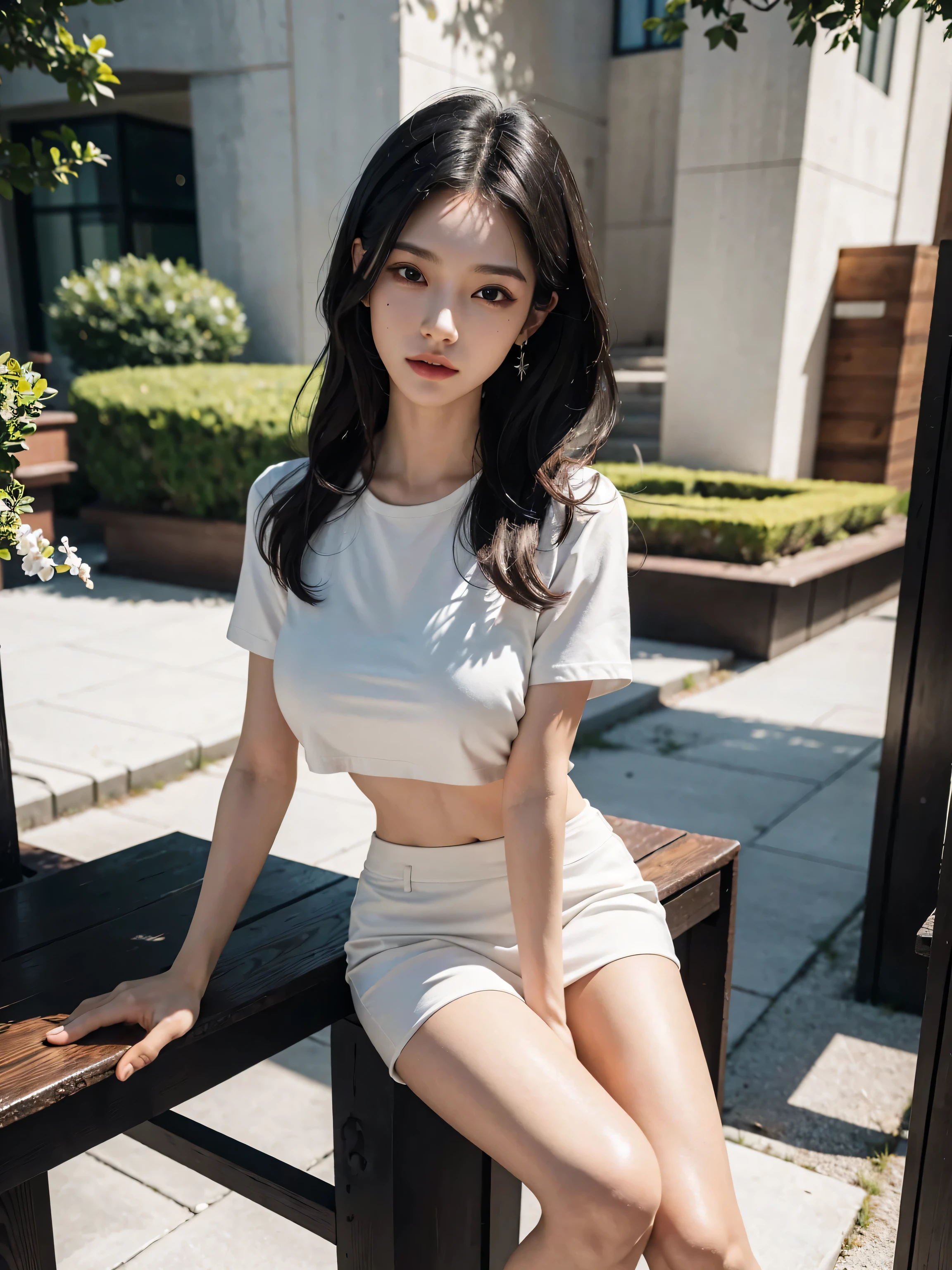 (Photorealistic),(Masterpiece),(ultra-detailed),a shot of very beautiful and tall but so delicate and weak and thin and fragile and slender because she hasn’t eaten for a month,wearing tight high waisted leggings and tight long sleeve top,have absolutely no fat or muscles, quite tall but very small and feeble and fragile body frame and figure,enduring extreme hunger,big eyes and very small face,about to faint but resisting,extremely severely malnourished,trying to stay positive,legs and waist thin as arms,hunger in eyes, sitting on a chair,can see all her bones