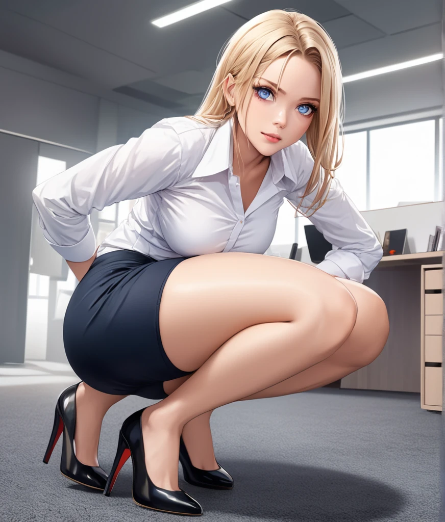 Toes，black tanktop，office room，lift the foot，Female model，Perfect girl，Casual pose，Lace panties，lacepantyhose，noire，Depressed crotch，Crotch gaps，Open crotch，Toes