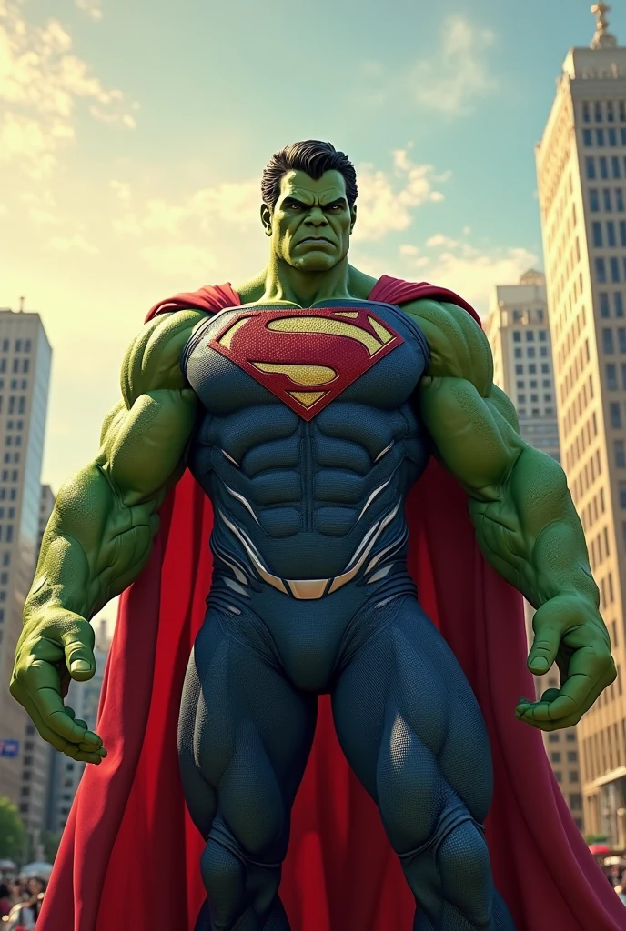 superman Hulk, octane render, unreal engine, highly detailed, intricate