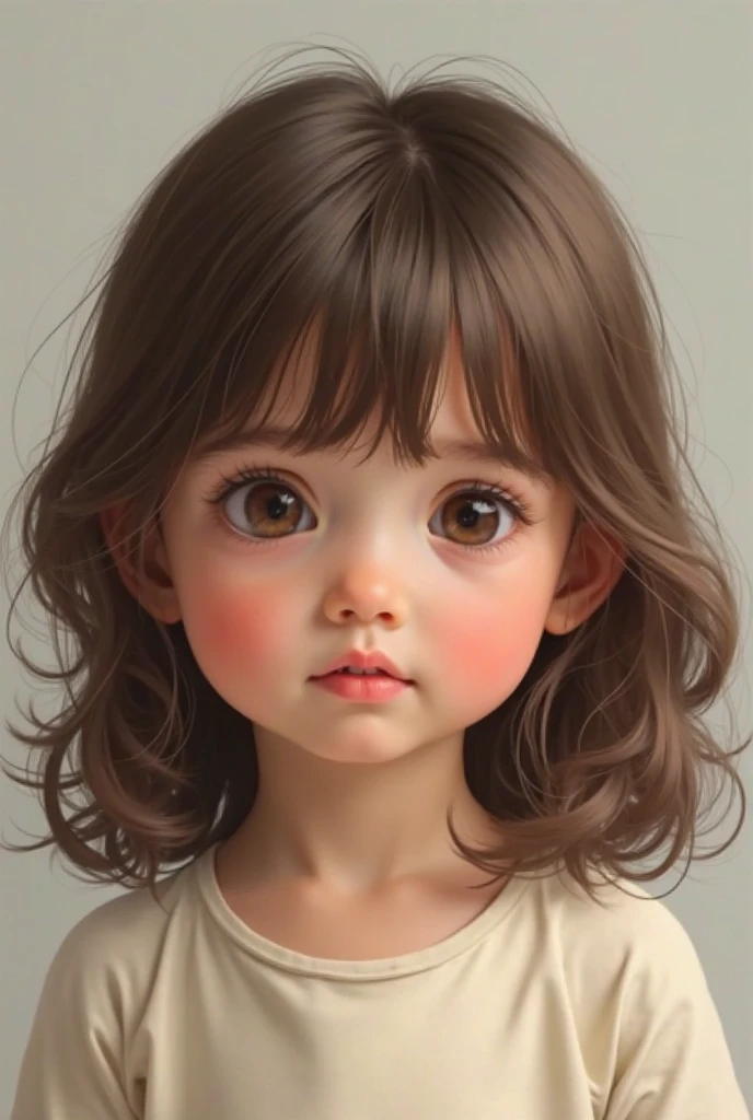 um desenho de uma KIDS com um cabelo longo e um grande sorriso, potrait de um rosto feminino, rosto de uma MENINA, retrato do rosto de uma mulher, rosto da mulher, retrato do rosto feminino, sketch of a caucasian face, rosto feminino, retrato do rosto de uma MENINA KIDS.ato do rosto da MENINA , retrato do, desenho simples, rosto detalhado de uma MENINA KIDS.