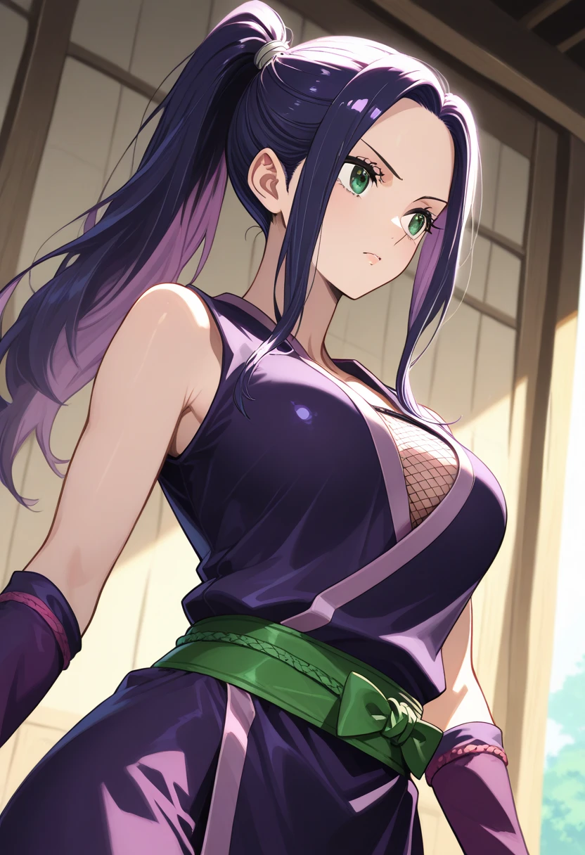 Yoruichi has big boobs