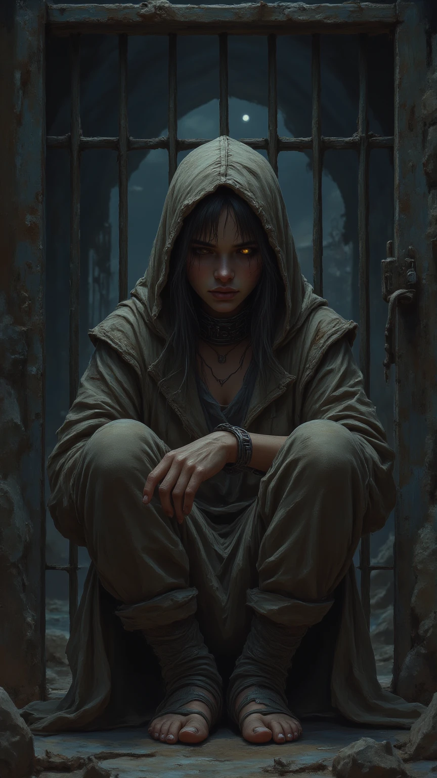 (extremely detailed CG unity 8k wallpaper), (masterpiece), (best quality:1.2), (highres), (illustration:1.1), (cinematic light:1.1), finely detailed, intricate details, (best illustration), 8k resolution, intricate details, best quality, realistic, ultra-detailed, best illumination, best shadow, ultra-HD, cryengine, ultra hd, (detailed reflection), detailed shadows, (((intricate details))), smooth, ((perfect shading)), high quality metal texture, metallic luster, highly detailed illustration, (semi realistic:1.6), (wide_shot:1.2), (from below, dutch_angle), dutch angle,(face to below knee:1.3), ((dark)), dark_fantasy, dark basement indoors, bookshelf, potion, gem, bottle, animal skull, plant, candle, yuri, 2girls, alchemist, skinny, grey hair, yellow eyes, hooded cloak, robe, complicated background, dynamic camera angle, blood rain behind, (warzone), (((high quality detailed ruins))), (depth of field), ((cinematic lighting)), ((horror)), ((dark fantasy)), lovecraftian, spot color, monotone, red, splashing blood, (best illumination), (hyper intricate details), ((ultra-detailed)), 4k unity, (extremely detailed CG:1.2), (8k:1.1), ((landscape view)), Artstation, ((by sui ishida, by Wenjun Lin, by stefan morrell)), dark fantasy art, ((semi-realistic)), (realism), (dynamic)