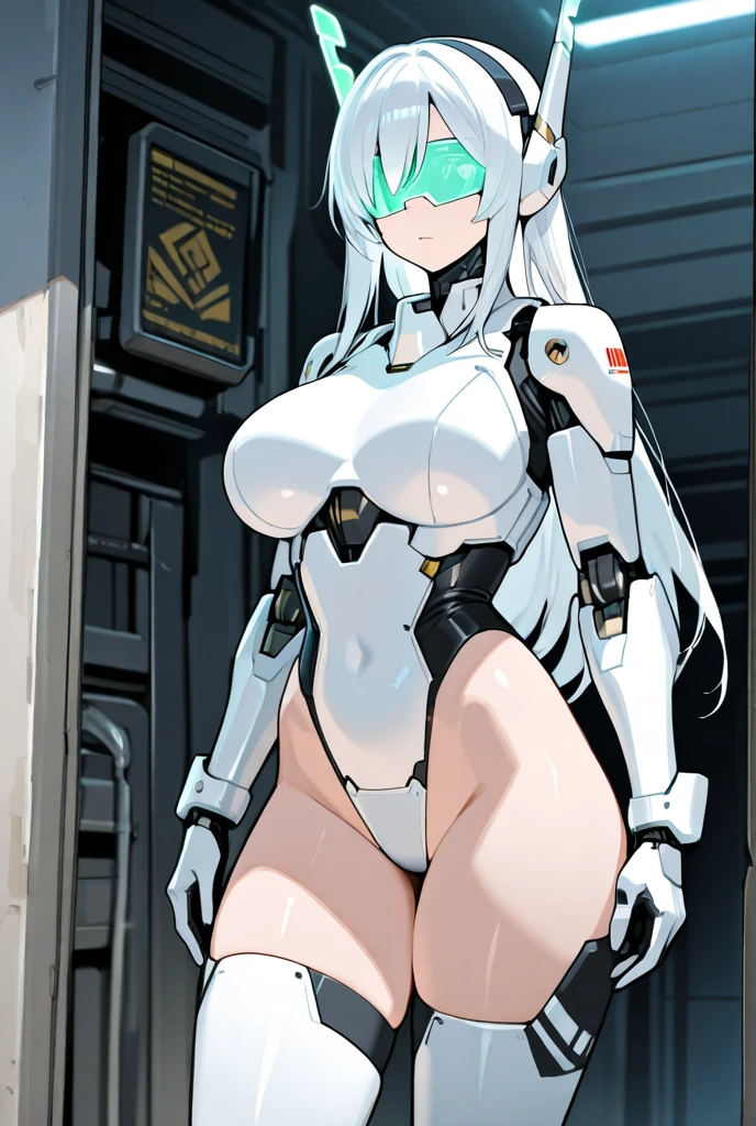 Reel mechanism,(cyborg girl),(cyborg girl:1.5),Maid android,(((One girl))),((mechanical robot girl with extremely cute and beautiful green白い green hair)),
(big breasts:1.4),Saggy breasts,(((green白い green bob hair:1.35,Inner hair color,short hair,Ear breathing))),(((doll))) ,((green白い white skin,doll joints:1.5,Machine needle:1.5)),((Silver Armor Dress,tesla coil)),((Maid mechanical doll:1.5,Machine body:1.5,metallic skin,ball joint,cyborg:1.5, robotic parts:1.5,robot:1.5,Mechanical joint: 1.4,Mechanical Limbs)),(((green白い_green_eye:1.3))),intricate eye,beautiful detailed eye,symmetrical eye,((Fat)),(((Shiny skin:1.5,Light Skin: 1.5,Shiny skin,very Shiny skin,Shiny body,Plastic Glitter Skin,exaggerated Shiny skin,Glowing Skin, wet foot))),(Spider's underbelly,Tight waist,Wide Hips,Detailed body,(Detailed face)),
cute,lewd,Fascinating,erotic,(((Browsing Caution))),
(Maid headdress),just_shoulder,Delicate metal decoration,Head ornament,(Maid),No sleeve,mini skirt,boots,Cleavage_cut out,just_foot,((Wet clothes,Complicated costumes,Complex clothing,Intricate details)),
(Dynamic pose:1.0),Embarrassing,(Centered,Scale to fit dimensions,Three-part method),
Cyberpunk city by the sea at night, Bright neon sign and dark storm clouds and puddles, scenery:1.25,
Artistic photography,(Photography by sldr),High resolution, Sharp focus, (Super detailed, Very detailed), (Photorealistic artwork:1.37),(Very detailed CG unity 8k wallpaper),((Synthwave background theme)),(((Vibrant colors))),(Complex background),(masterpiece),(highest quality),