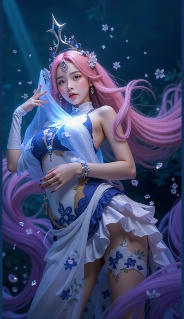 a close up of a girl or woman, detailed hair , big booobs , shadowbringers cinematic, 4 k detail fantasy, a beautiful fantasy empress, game cg, xianxia fantasy, xianxia hero, 2. 5 d cgi anime fantasy artwork, cinematic goddess close shot, ruan jia and artgerm, wow 4 k detail fantasy, hyper-detailed fantasy character, high definition, hyper- detailed,perfect, fantastic, detailed facial and body skin texture, detail vagina (pussy), detail eyes, detailed everything.