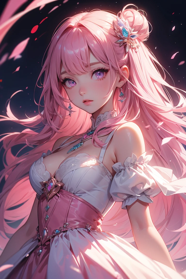(best quality:1.3),(masterpiece:1.3),(illustration:1.3),(Super detailed:1.3),(imide shot:0.9),, , , 1 girl,alone,very young,Upper body,short neck,big breasts,, , from the side,from below,close up,, , , Pink heart shaped eyes,jewel eyes,extremely detailed eyes,extremely detailed face,(seductive smile:0.8),(open mouth:0.3),Tiger teeth,Charming expression,There is saliva between the lips,jk,translucent clothes,wet,nipple, , , dirty stream, muddy water, garbage floating, rotten stench, unforgettable melody, scattered syringes, The Contaminated Mystery, abandoned tranquility, the forgotten path, Pebble river bed , Double tail, maid,Pink hair,