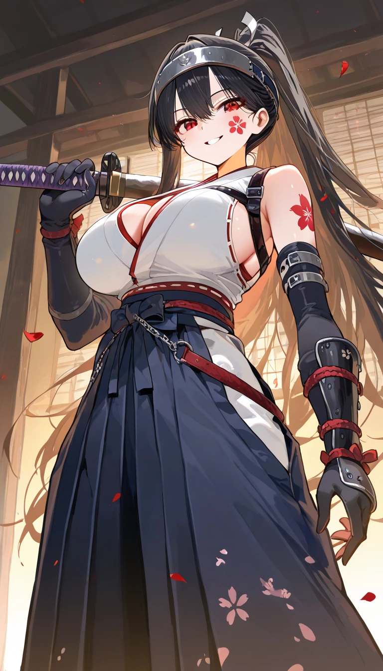 ((best qualityer)), ((work of art)), (detailded), 1 girl, ombro to ombro sweater, full-body shot from head to toe, Two adult female characters from Dead or Alive. A gripping, tense masterpiece that depicts a life-and-death struggle between the heart and the eyes., They are both skilled swordsmen., The battle reaches its climax. The dynamic action、Hitomi received a fatal blow、It captures the moment he succumbs to his injuries.。, Kokoro will be the only victor in this high-stakes battle.. Kokoro a long time ago, loose hair.. Hitomi has long loose hair. Kokoro wears a traditional sleeveless kimono, Belt tied at the back waist, long black gloves, midi skirt, and black thigh height. Hitomi wearing a traditional sleeveless kimono, Belt tied at the back waist, long black gloves, midi skirt, and black thigh height. green forest background, No effect.、camel toe、Giant tit、Nipple blows, neckleace, super big tits, Super big ass