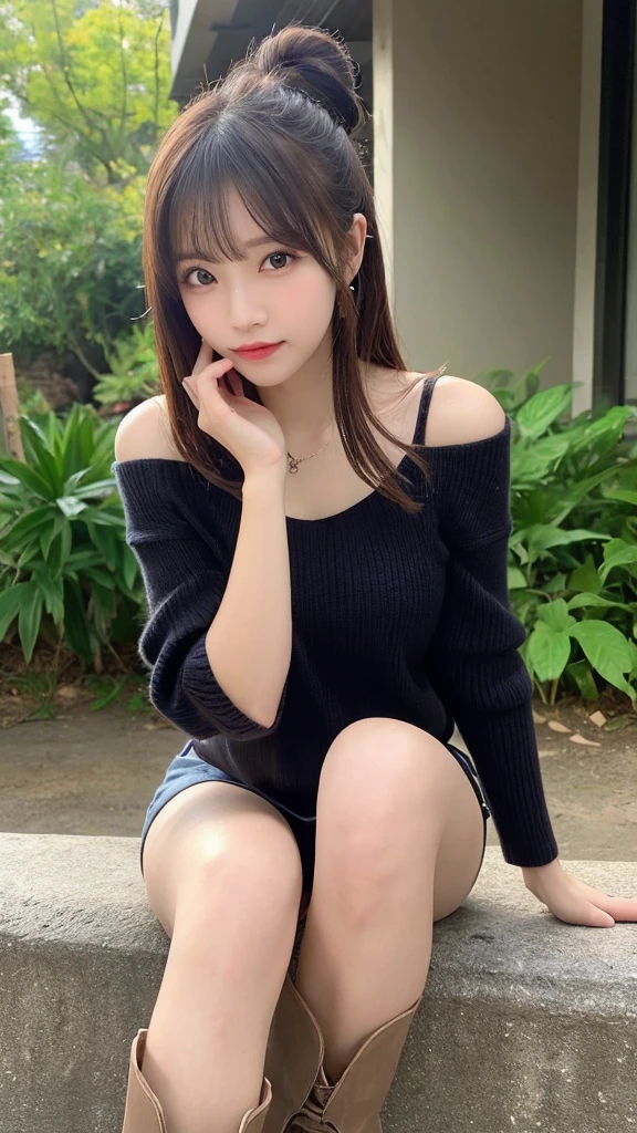 Poussin-style landscape,A smile,,Sweet and seductive appearance.、Caravaggio's paintings、Chiaroscuro of Caravaggio、Hair disheveled in the wind,Two women frolicking,Cute smile, Expression of ecstasy,A sexy,erotick