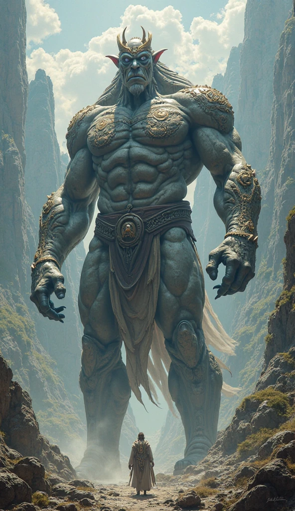 Make a drawing of the titans
