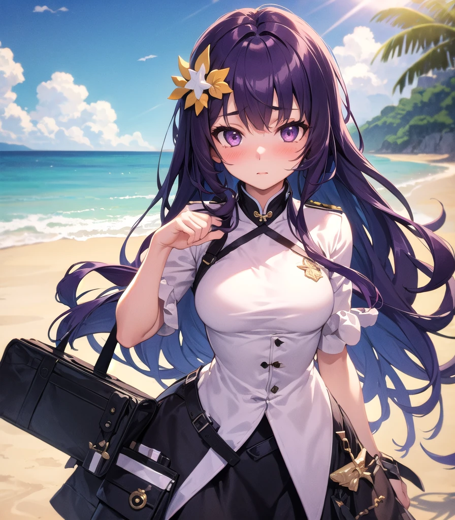 girl, a smile、multicolored hair 、top-quality、masterpiece、HD image quality、校服、blazers、beautiful a girl、a beauty girl、huge tit、超A high resolution