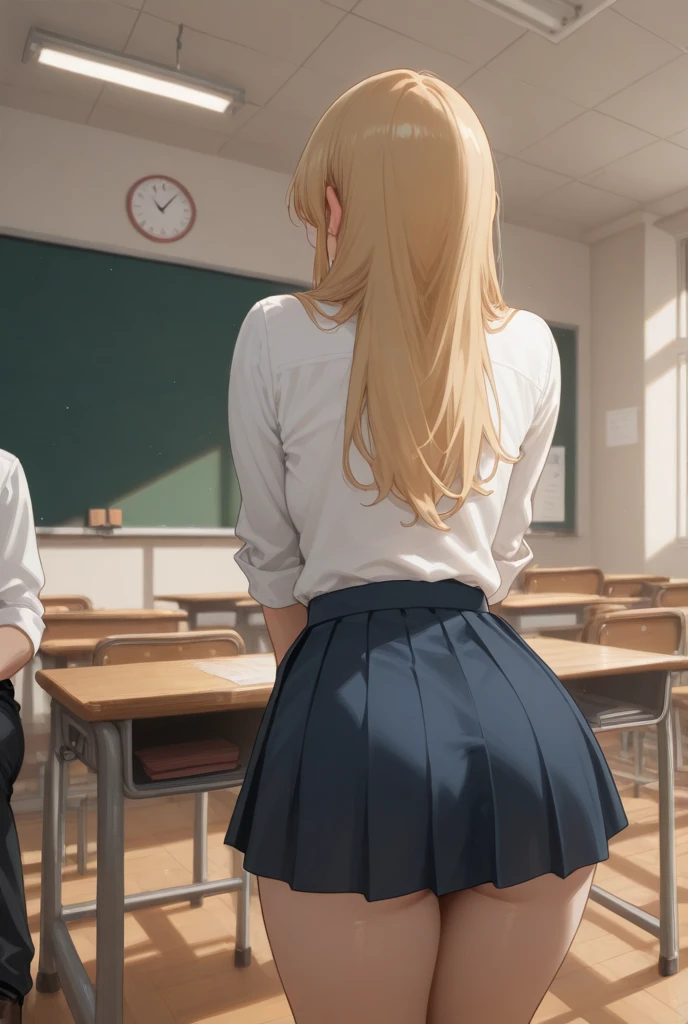 high school girl, high school girl, high school girl, masterpiece、Highest quality, high school girl, masterpiece、Highest quality、NSFW, {Large Breasts}、classroom、classroom、classroom、classroom、classroom、All Nude、All Nude、All Nude、Big Breasts、Big Breasts、Big Breasts、Sitting on a chair、Sitting on a chair、Sitting on a chair、Sitting on a chair、Sitting on a chair、Backwards、Backwards、Backwards、Beautiful back、Beautiful back、Beautiful back、Beautiful back、Beautiful back、Blonde Hair、Blonde Hair、Blonde Hair