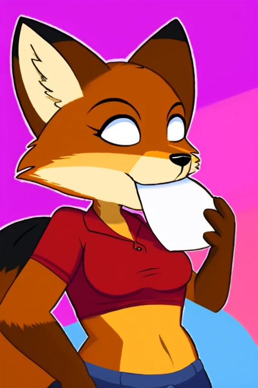 Nervous smiling, uploaded the e621, simple background, beautiful and detailed, woman (((female))) ((anthro)) Fox, (Averi, Fox girl), cinematic lighting, Fox, (anthro, fluffy fur, character focus:1.1), 1girl, anthro fox girl, body fur, curvy, sexy, nice, cute, hot, sassy, sassy hips, speaking, comfortable anime-style cartoon-style, digital drawing, (half-closed eyes), green eyes, SFW, flat chest, phone, talking on a phone, speech bubble