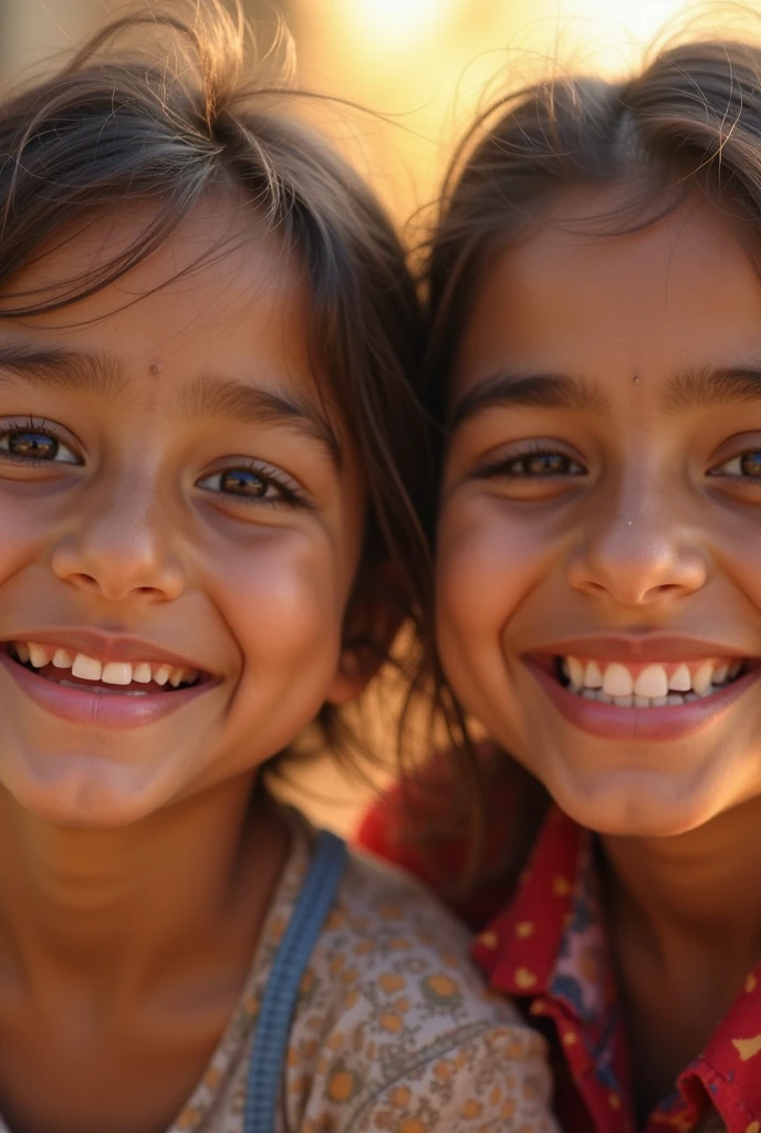 child smiling next to your mother