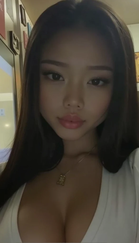 Super realistic photo masterpiece, a 14 year old Indonesian girl, big breasts, naked, pussy wet with mucus, lying astride, on the bed, intricate details, super realistic, real.