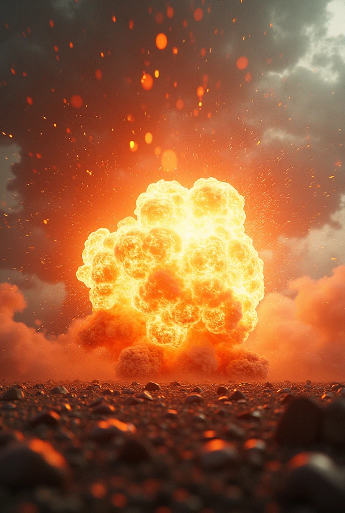 Nuke going off Heaven and hell