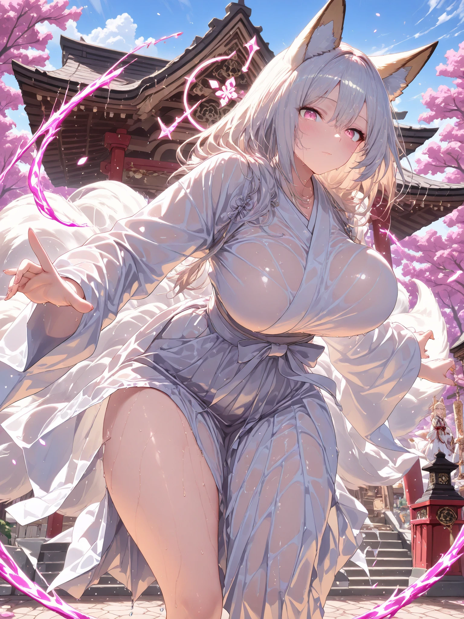 1girl in, hair bobbles, a 28 year old girl, Beautiful and Delicate Face, Stereograms, Exact ratio, Japan Person Model, fair white skin, Long legged, Best Quality, 8K, Super Detail, Authentic Skin, Skin Details, Beautiful eyes, Atmospheric perspective, MASTERPIECE, Full of embarrassment, anaglyph, solid circle eyes, ear blush, surrealism, drop shadow, Perfect Hands, Perfect Legs, Slimed, Japanese Girl, Beautiful Hair, smile, smiling eyes, LARGE BREASTS, BIG BREASTS, HUGE BREASTS, NSFW, Cum in Chest, Cloudy Liquid, Tits Fuck, Lying on Your Back, POV, Tits Out, Paizuri, Breast Squeezing, Open Chest, , Izayoi Sakuya