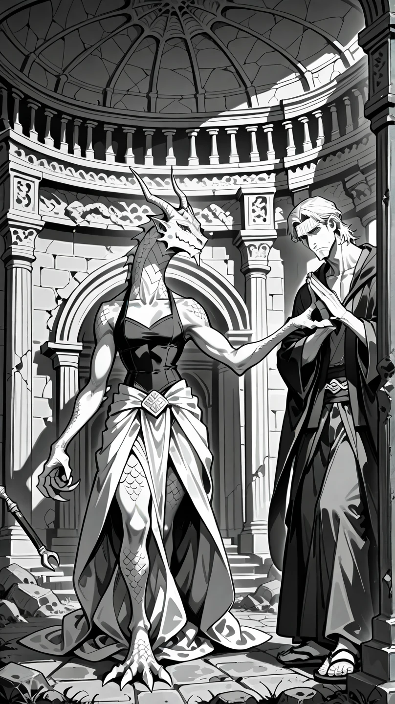Three people