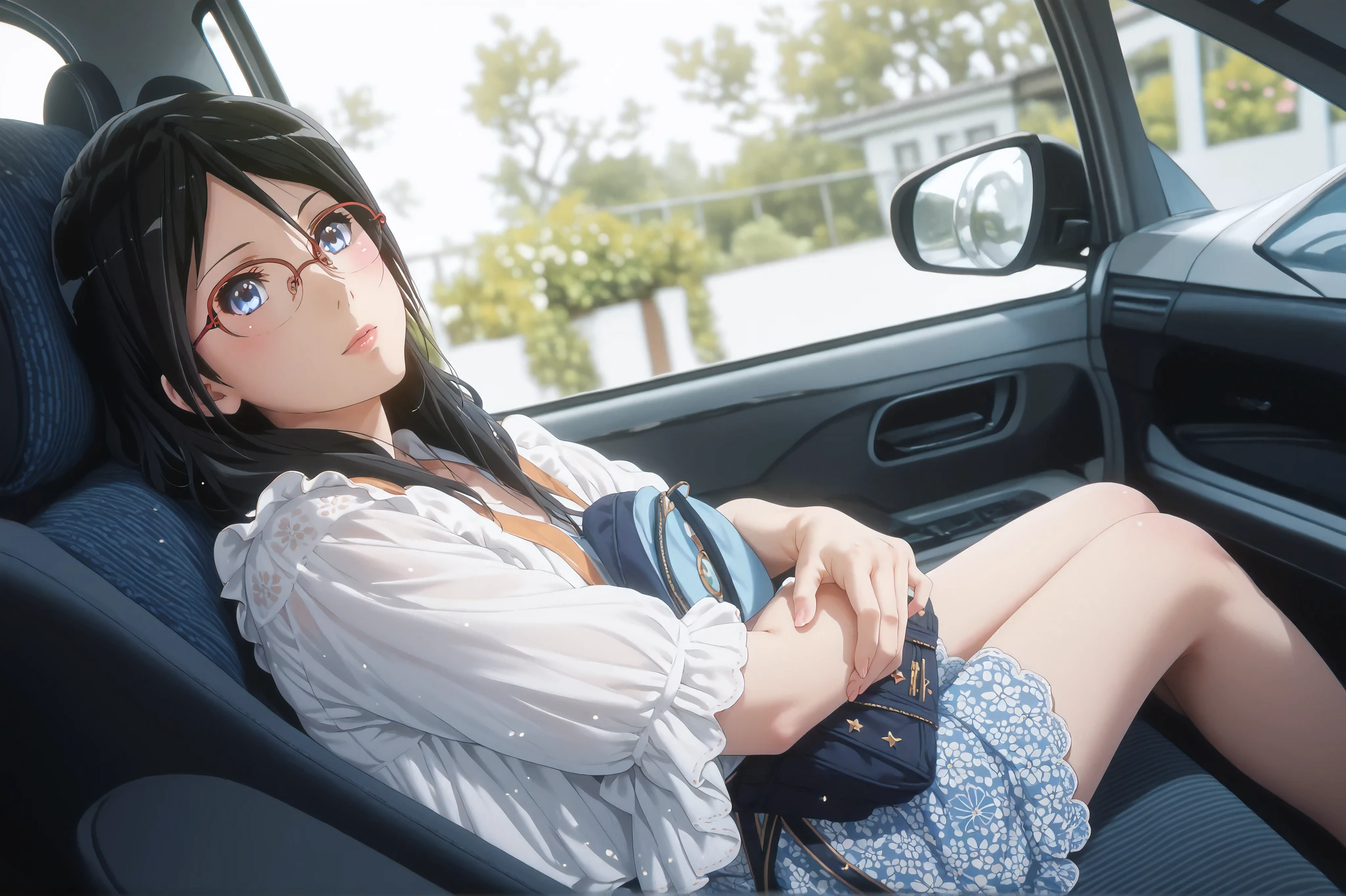  ((inspired by Asuka Tanaka:1.2)),(inspired by Kyoto Animation Style),(masterpiece, best quality),beautiful, beautiful-woman, ((detailed face)).(full body:1.3).,
((black hair)), glasses, blue eyes, long hair, over-rim eye-wear,cowboy shot, semi-rimless eye-wear, between eyes .(red-framed glasses:1.2),


