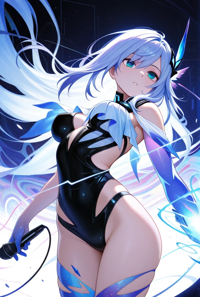 (Highest quality), (High resolution), (masterpiece), (Very detailed), Wolf Ear, Silver Hair, Long Hair, Bright Blue Eyes, One Girl, Silky skin, Shiny skin, Athletic build, blush, Heavy breathing, chest, Fully dressed in swimsuit, Front view, Perfect composition, (Bright saturation), Spread your legs wide apart, Push your hips forward, Lift your butt, Dripping love juice, Heart Pupil, Trembling with sexual climax, Heavy breathing